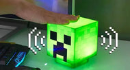 Lámpara LED Cabeza de Creeper – Minecraft | Recargable por USB