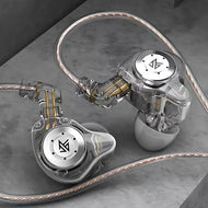 Audífonos In-Ear KZ EDX Pro con Micrófono – Blanco Cristal