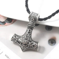 Collar Martillo de Thor – Amuleto Vikingo Retro Unisex | Moda Nórdica Hombre/Mujer
