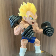 Figura De Dragon Ball Z Vegeta Musculoso Gym Gimnasio 16cm
