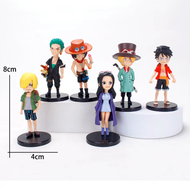 Set 6 Figuras One Piece Anime Colección