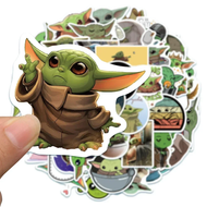 50 Stickers Baby Yoda Pegatinas - Star Wars Mandalorian