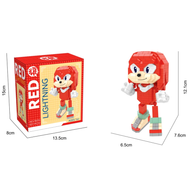 Figura Mini Bloques Sonic Armable Coleccion Knuckles