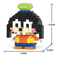 Mini Bloques Armables Goofy – Figura 3D sin caja