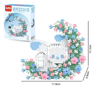 Mini Bloques Armables Cinnamonroll Luna – Figura 3D caja