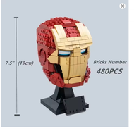 Set Construcción Mini Bloques Iron Man / Marvel Sin Caja