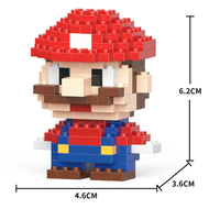 Mini Bloques Armables Mario Bross – Figura 3D sin Caja