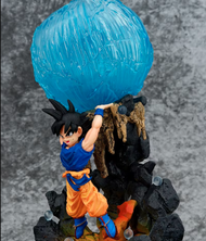Figura Goku Genkidama 23 cm Dragon Ball Z Dbz Con Luz