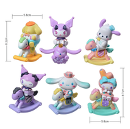 1 Figura Sorpresa Para Sanrio Hello Kitty Modelo Mecedora