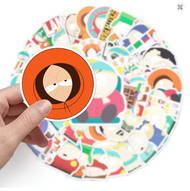 Set 50 Stickers / Calcomania South Park Kenny Cartman Stan