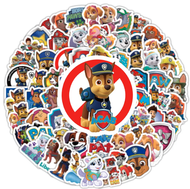 50 Stickers Decorativo Adorno Paw Patrol / Autoadhesivo