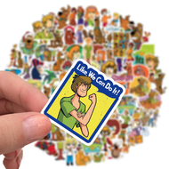 50 Stickers Scooby Doo - Etiquetas Autoadhesivas Pegatina