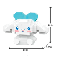 Mini Bloques Armables Cinnamonroll – Figura 3D sin Caja