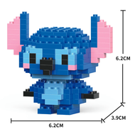 Mini Bloques Armables Stitch – Figura 3D sin Caja