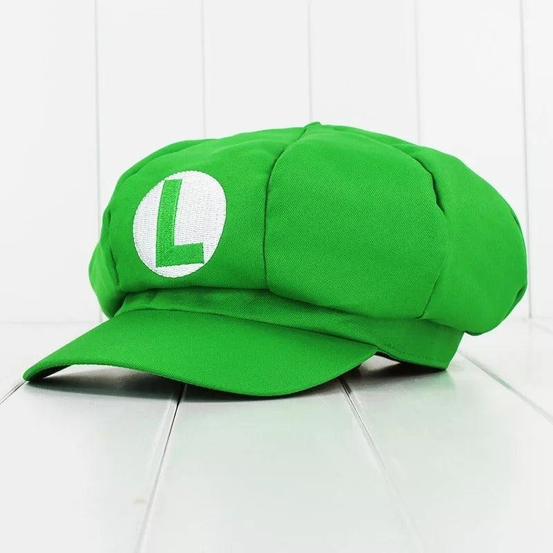 Gorra Boina Luigi Bros – Sombrero Clásico del Videojuego
