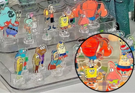 Set 22 Mini Figuras Acrílicas con Soporte – Bob Esponja y Amigos | Decoración o Colección