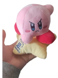 Peluche Kirby Enojado 13cm Kawaii Star - 30 Aniversario