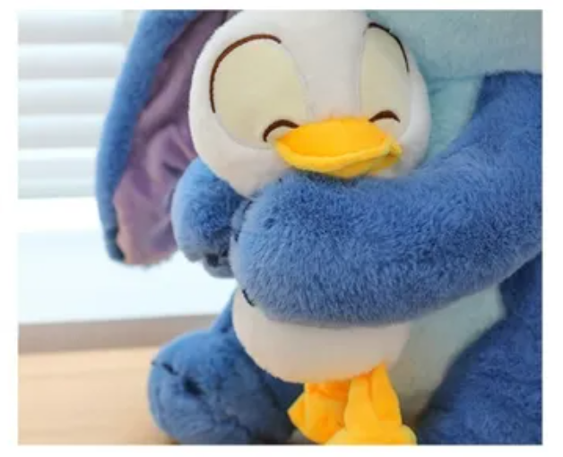 Peluche Stitch Con Pato Patito Tierno Kawaii 28 Cms