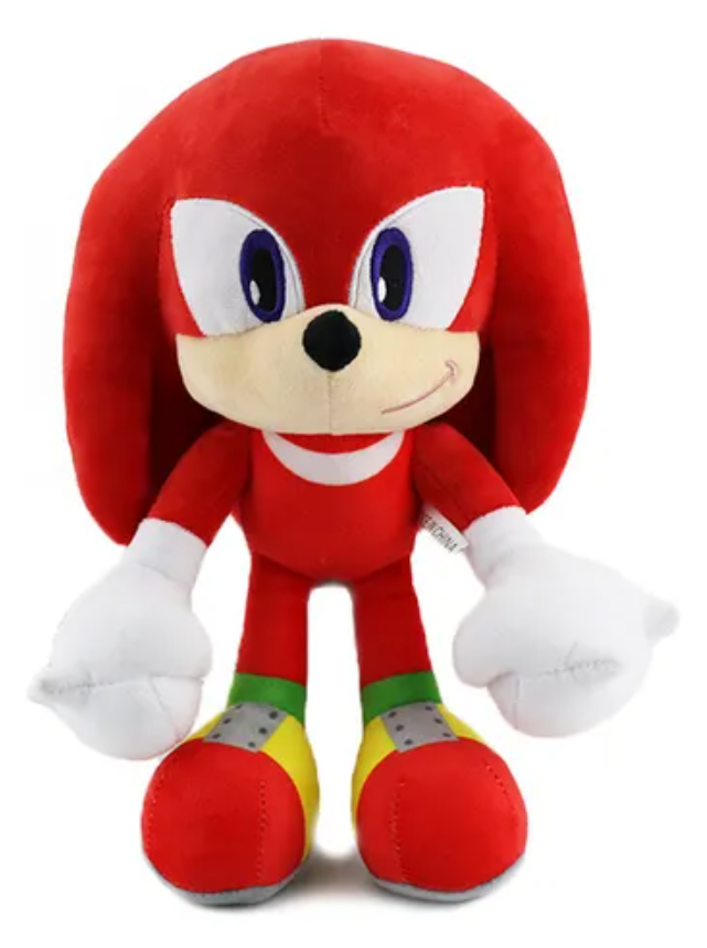 Peluche Knuckles De Sonic 30 Cm Nuevo (nudillos)