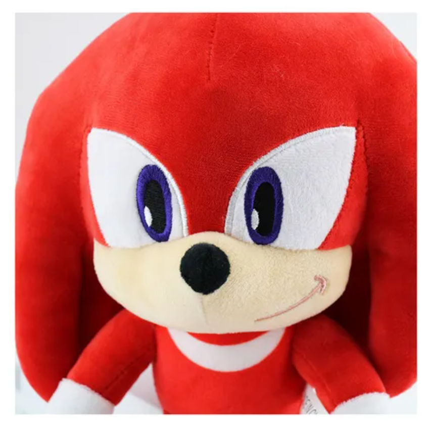 Peluche Knuckles De Sonic 30 Cm Nuevo (nudillos)