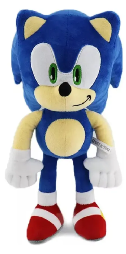 Peluche Sonic Clasico 24 cms Calidad