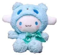 Peluche Cinnamoroll Traje Osito Celeste 20cm