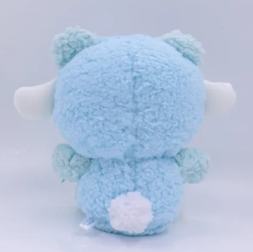 Peluche Cinnamoroll Traje Osito Celeste 20cm