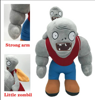 Peluche Plantas Vs Zombies Gargantuar Zombies Color Gris