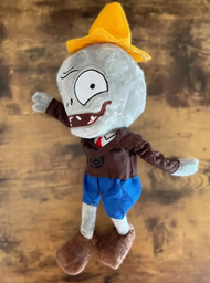 Peluche Zombie Con Sombrero De Cono De Plantas Vs Zombies