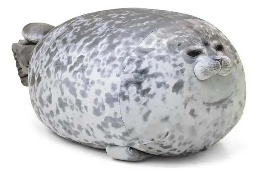 Tierno Peluche Almohada Manatie Foca Grande Kawaii 90cms Xxl