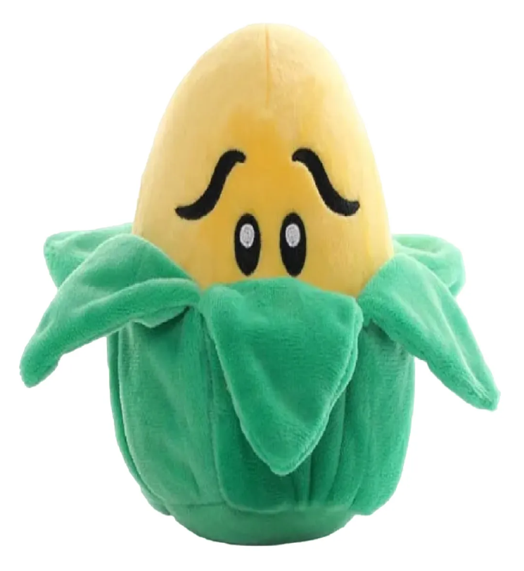 Plantas Vs Zombies Peluches 18 Cm Lanza Elote Maiz