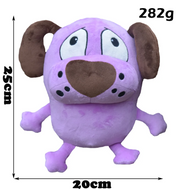 Peluche 23cm Perro Coraje Vintage Dibujo Nostalgia Retro