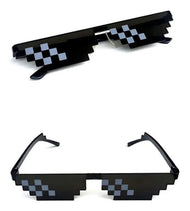 Lentes de Sol 8 Bits – Estilo Meme Thug Life | Gafas Pixeladas Gamer y Divertidas