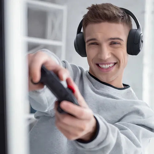 Audífonos Haylou S35 ANC – Inalámbricos con Cancelación de Ruido y Opción con Cable | Gamer Diadema Bluetooth