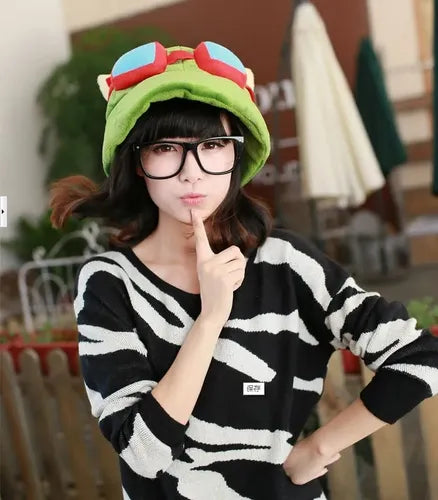 Gorro de Teemo – League of Legends | Sombrero Cosplay LOL Suave y Divertido