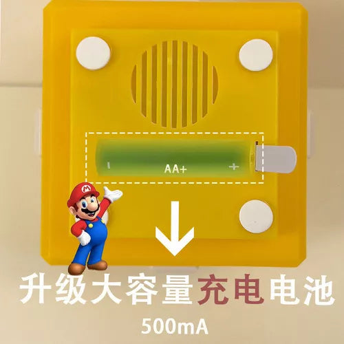 Lámpara Cubo LED Mario Bros – Con Sonido | Luz Gamer Nintendo Decorativa