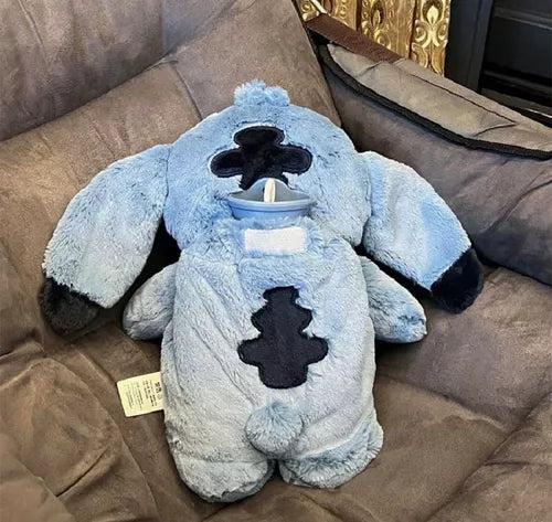 Guatero de Peluche Afelpado – Diseño Stitch Kawaii y Tierno | Bolsa de Agua Caliente
