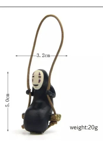 Colgante Decorativo Sin Cara – El Viaje de Chihiro | Figura No-Face Estilo Studio Ghibli