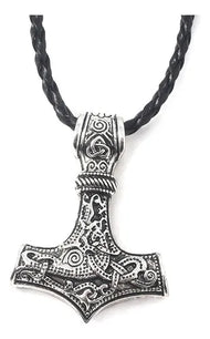Collar Martillo de Thor – Amuleto Vikingo Retro Unisex | Moda Nórdica Hombre/Mujer