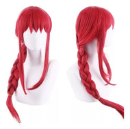 Peluca de Cosplay Makima – Chainsaw Man | Tonalidad Rojo Intenso Anime