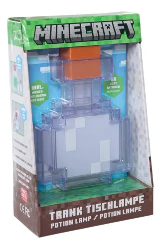 Lámpara 3D Botella de Poción – Estilo Minecraft | Luz LED Multicolor Decorativa