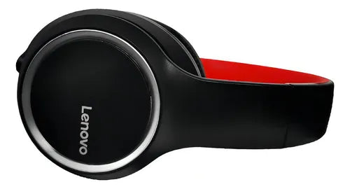 Auriculares Inalámbricos Lenovo HD200 para Juegos – Negro y Rojo | Audio Gamer Premium