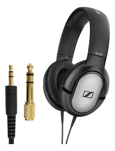Auriculares Sennheiser HD 206 – Audio Estéreo de Alta Fidelidad | Color Plata