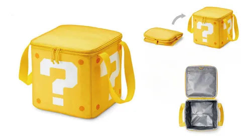 Lonchera Térmica Mario Bros – Bloque Pregunta Cubo | Aislante y Compacta