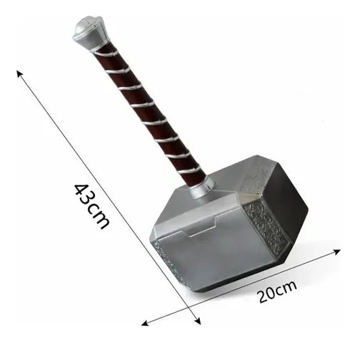 Martillo de Thor Mjölnir – 45 cm Tamaño Real | Cosplay de Alta Calidad