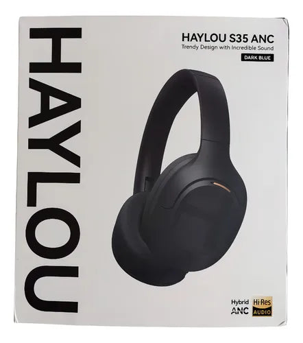 Audífonos Haylou S35 ANC – Inalámbricos con Cancelación de Ruido y Opción con Cable | Gamer Diadema Bluetooth