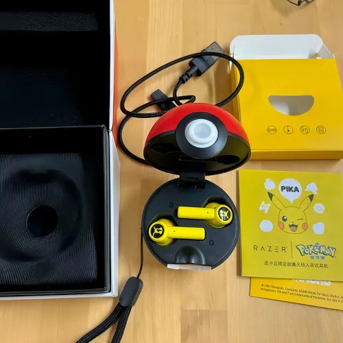 Audífonos Bluetooth Razer Pokémon Pikachu – Color Amarillo Edición Gamer