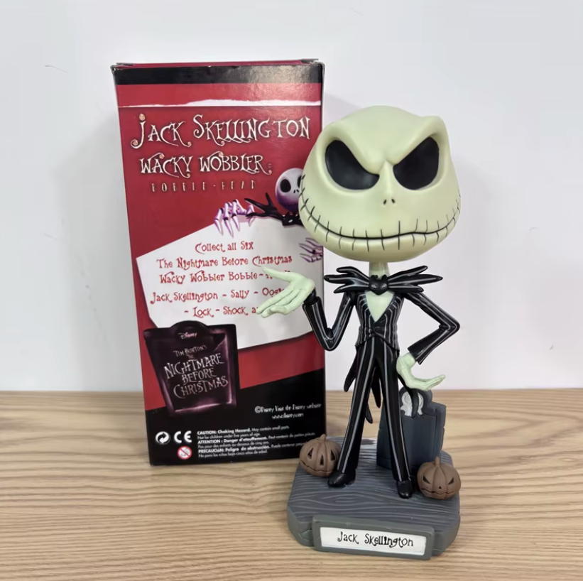 Figura Jack Skellington El Extraño Mundo De Jack Bobble Head