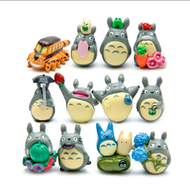 Set 12 Figuras Totoro Studio Ghibli / Mini 3 Cms