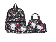 Set Mochila Escolar Mas Lonchera Y Estuche Hello Kitty Sanrio
